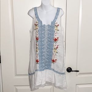 Johnny Was Tunic Tank with tie belt